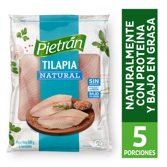 TILAPIA PIETRÁN 500G NATURAL