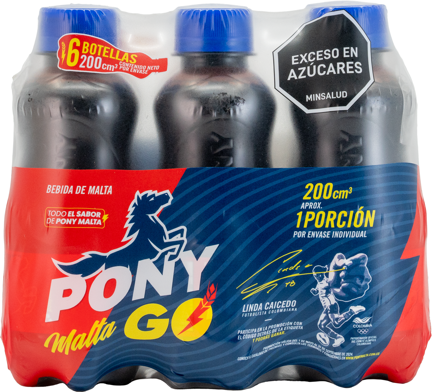 PONY MALTA 6U 200ML PET GO