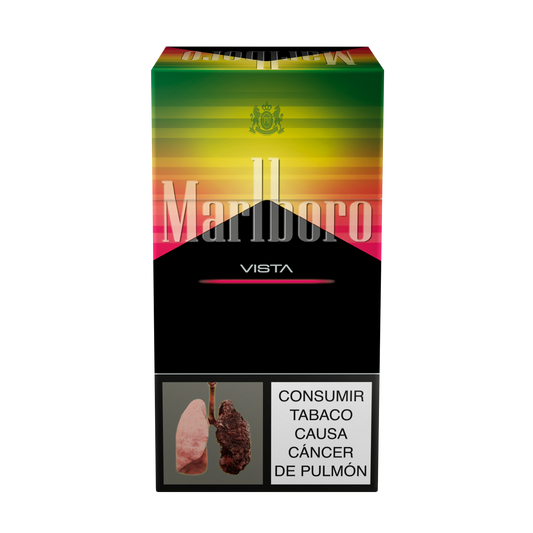 MARLBORO VISTA ROJO VERDE MNT 100 BOX 20