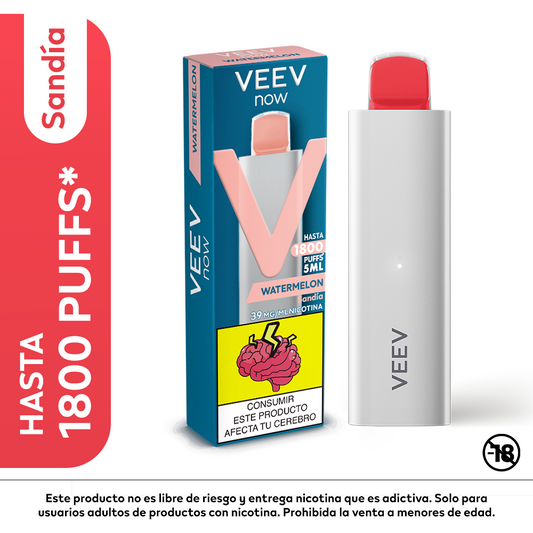 VAPEADOR VEEV 5ML 3.5% 1800 PUFF SANDIA