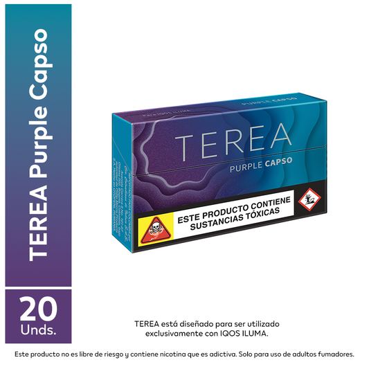 CIGARRILLO TEREA 10U CAPSULA PURPLE