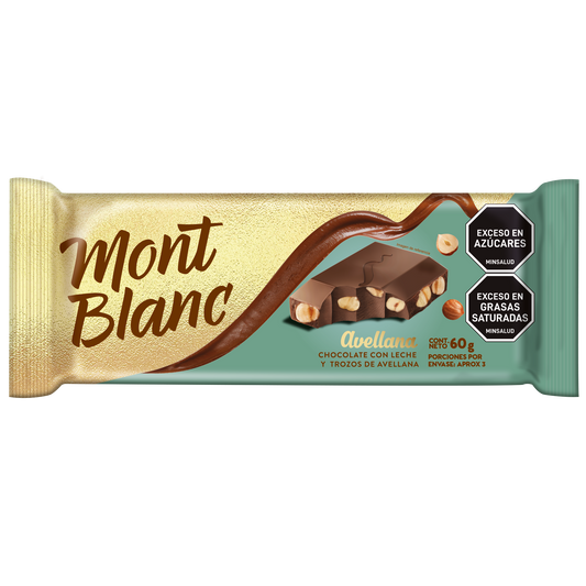 CHOCOLATE MONTBLANC 60G AVELLANAS