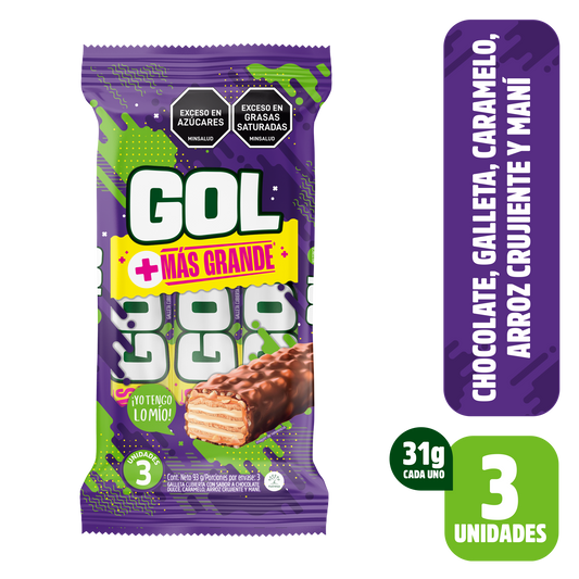 CHOCOLATE GOL 3U 93G