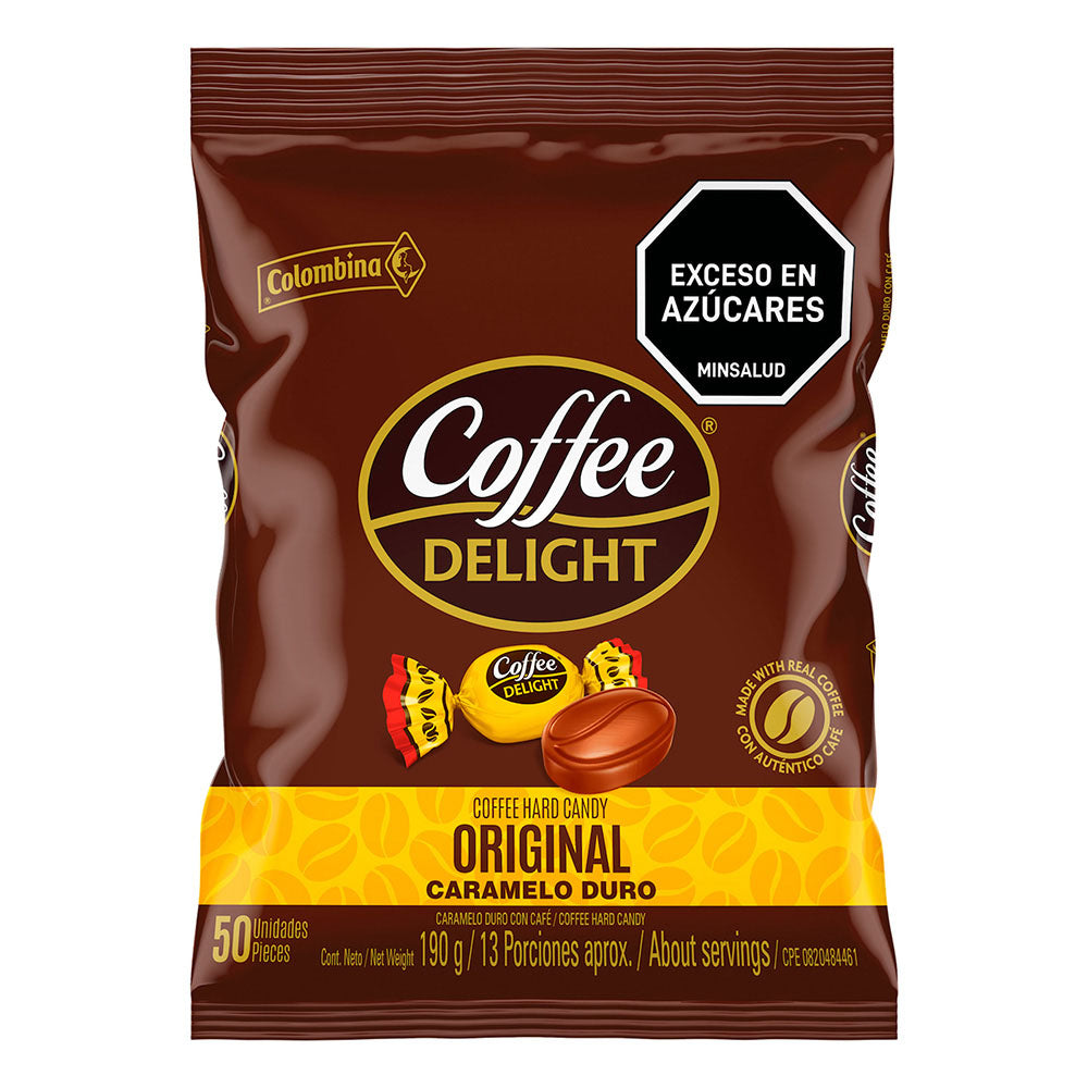 CONFITE COFFE DELIGHT 190G 50U DURO