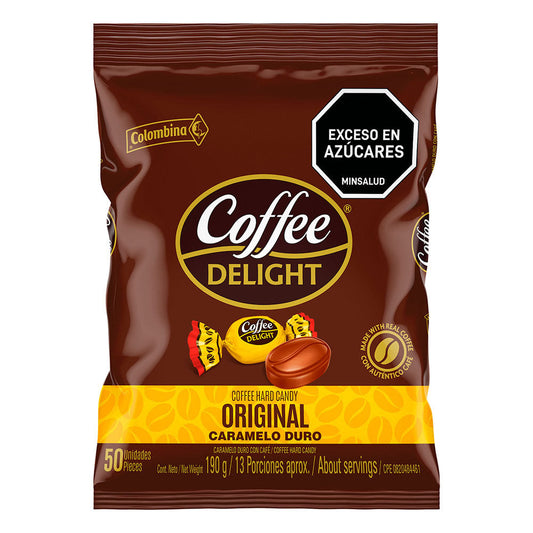 CONFITE COFFE DELIGHT 190G 50U DURO