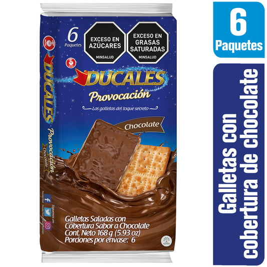 GALLETA DUCALES NOEL 6U 168G PROVOCACION