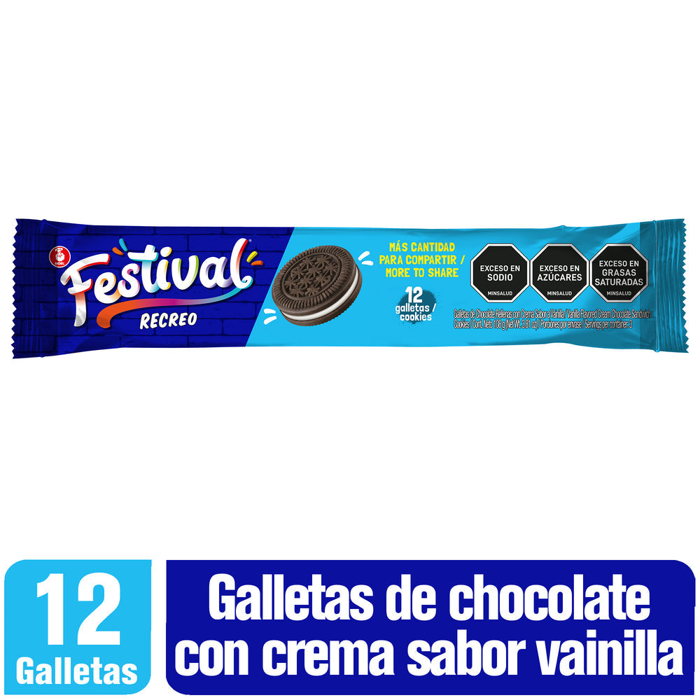 GALLETA FESTIVAL 108G RECREO