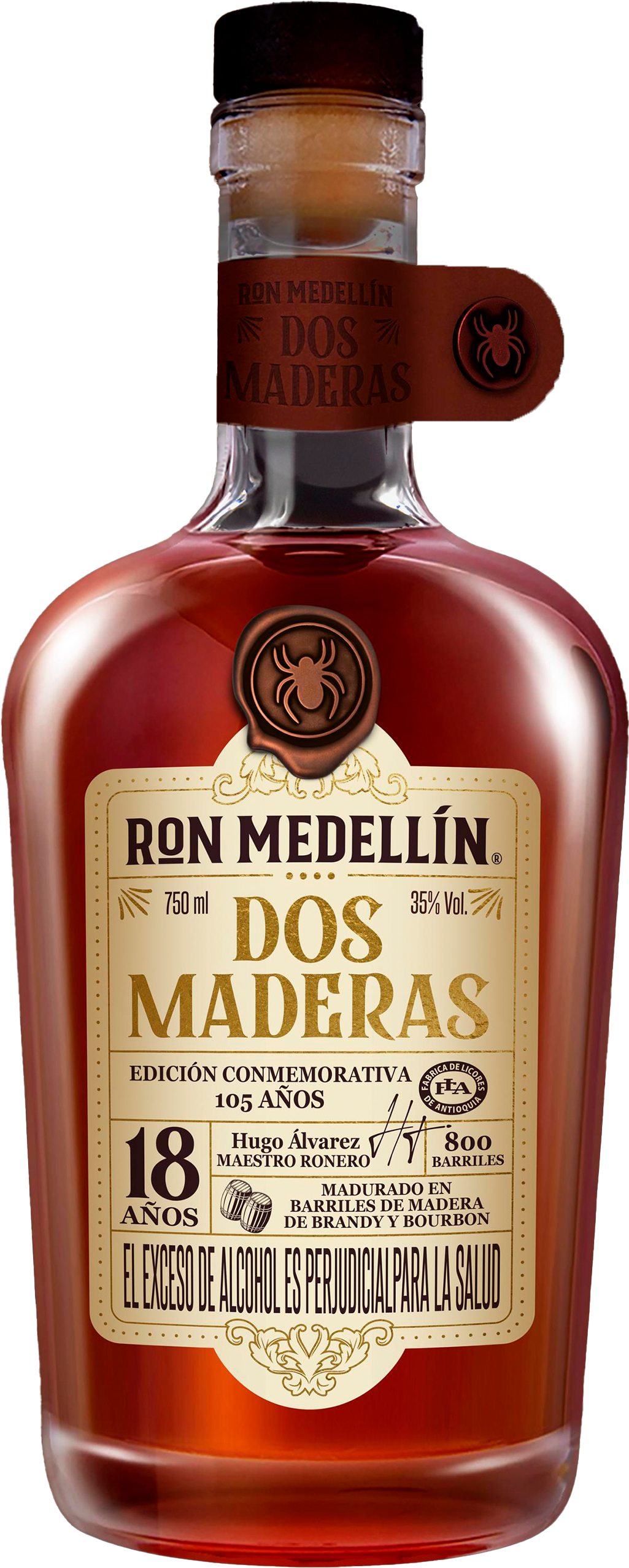 RON MEDELLIN 750ML 18 AÑOS DOS MADERAS