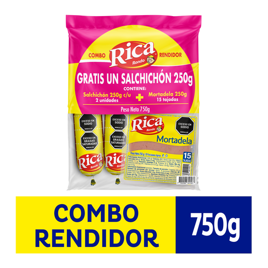 COMBO RICA 2 SCHON 250G + MORTADELA 250G