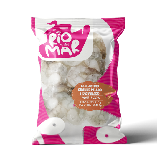 LANGOSTINO DEL RIO/MAR 454G PELADO/DESVENADO