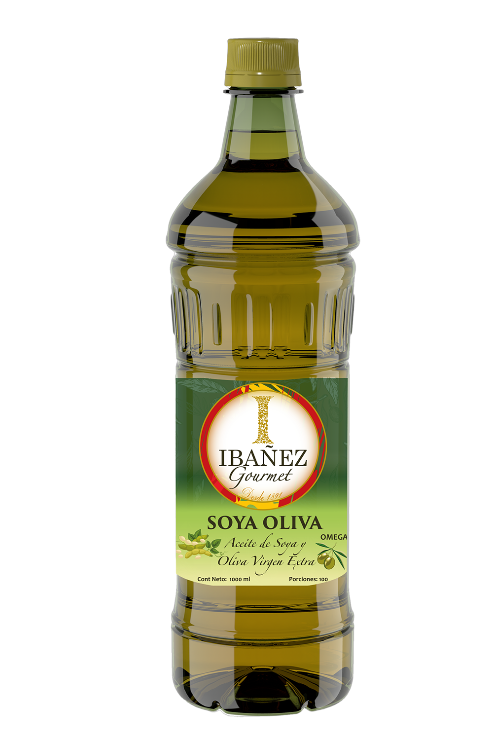 ACEITE SOYA OLIVA IBANEZ 1000ML
