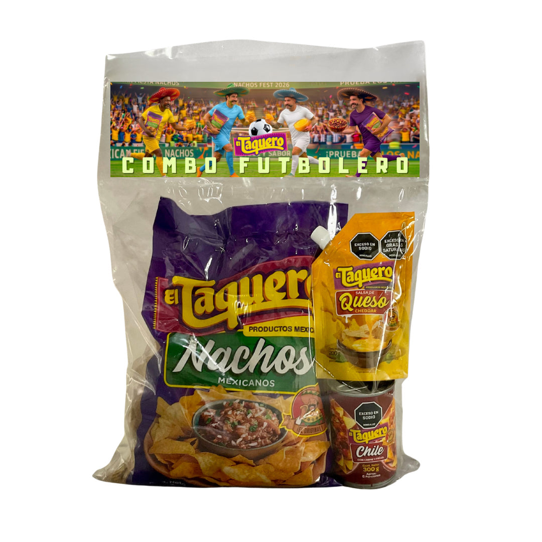 COMBO FUTBOLERO EL TAQUERO