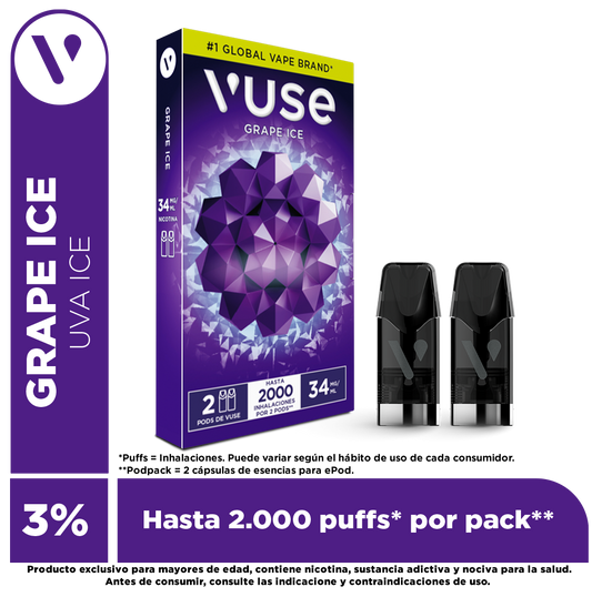 CAPSULA VUSE 2U GRAPE ICE