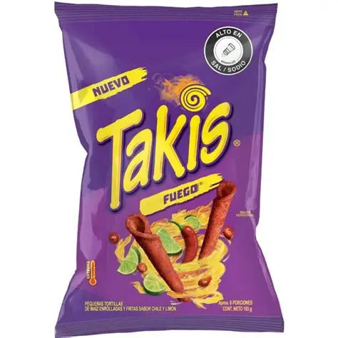 TAKIS FLOW BAR  185G FUEGO