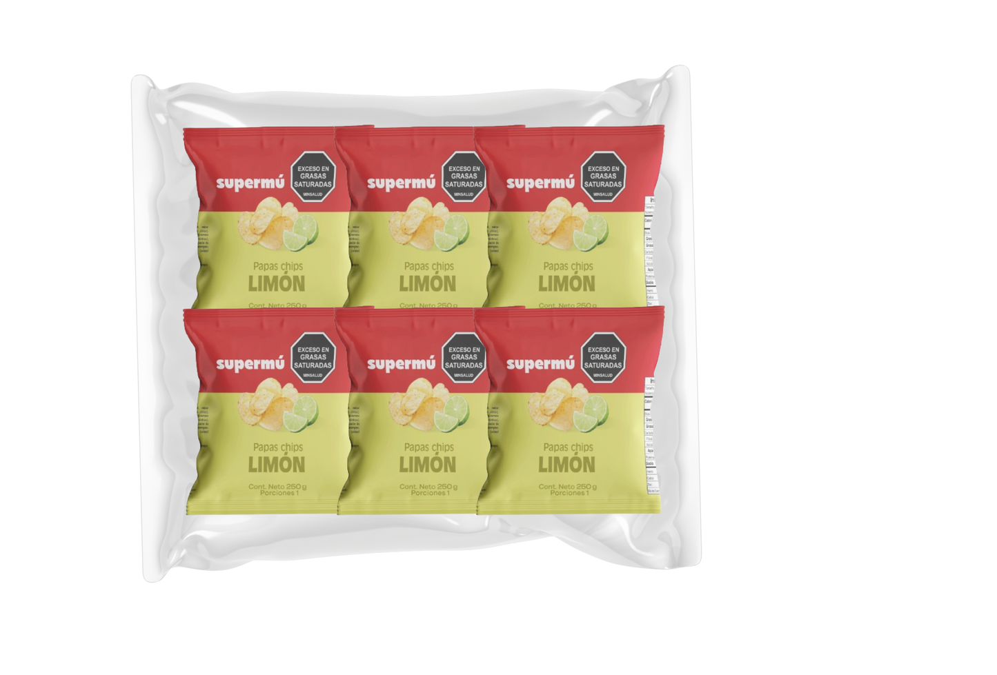 PAPA PAQUETE LIMÓN 12U 300G SUPERMÚ