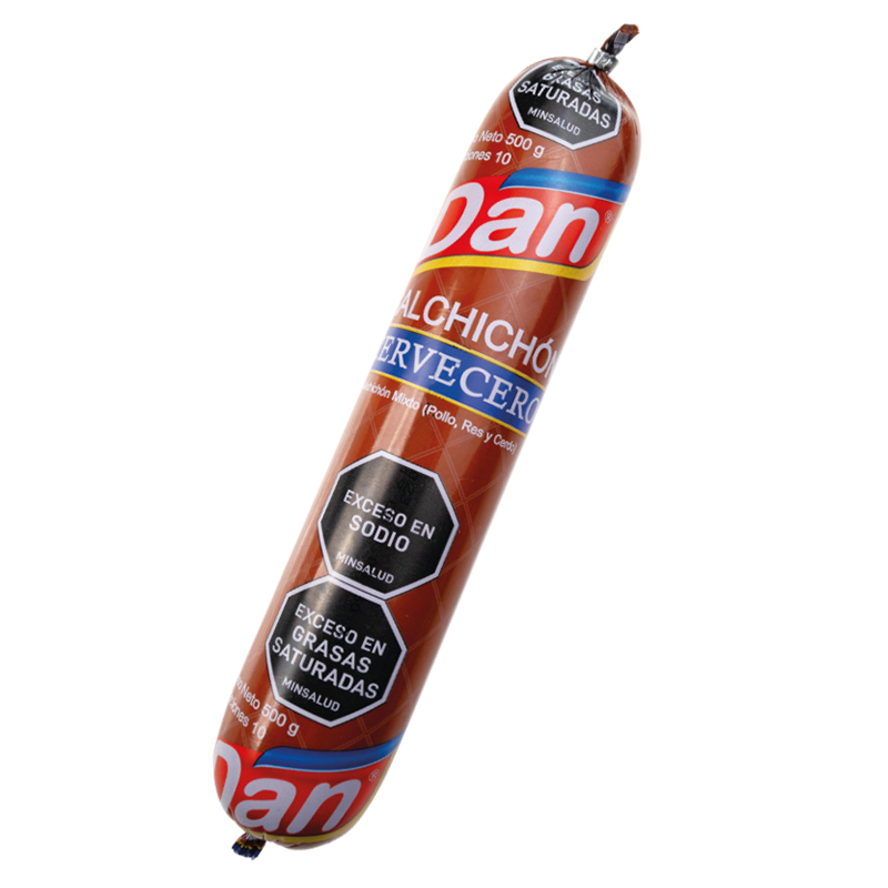 SALCHICHON CERVECERO DAN 500G
