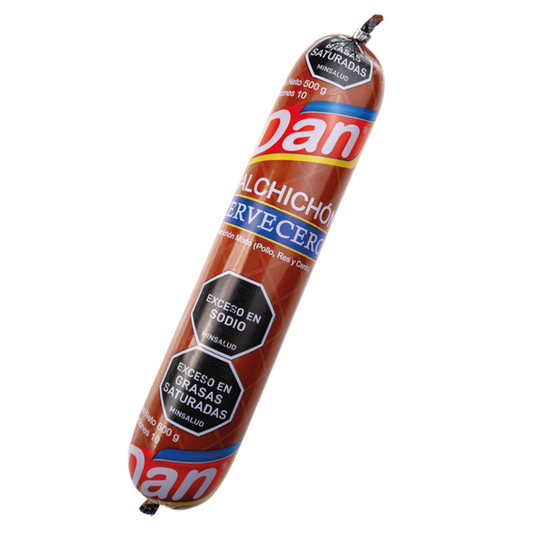 SALCHICHON CERVECERO DAN 500G