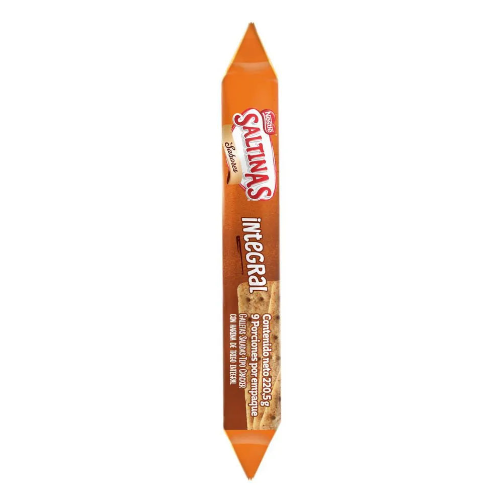 GALLETA SALTINAS INTEGRALES 9U 220.5