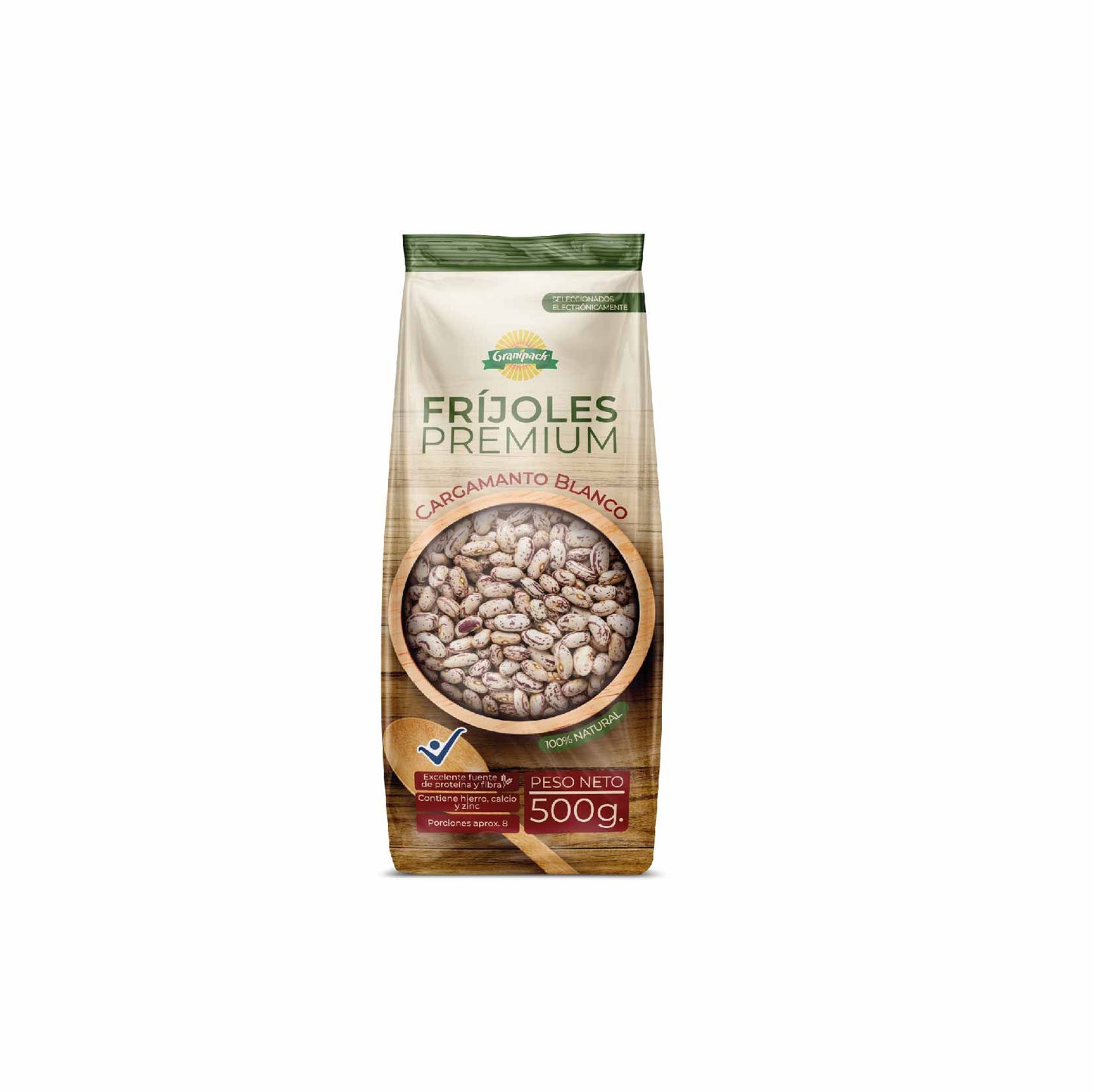 FRIJOL CARGAMANTO BLANCO 500G GRANIPACK