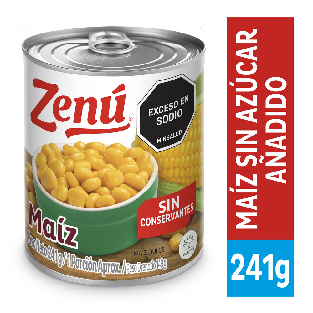 MAIZ DULCE ZENU 241G
