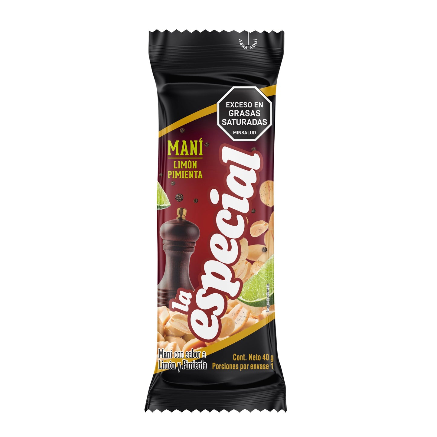MANI LA ESPECIAL 40G LIMON PIMIENTA