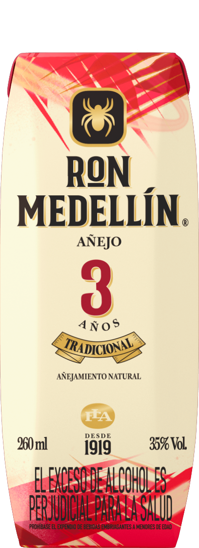 RON MEDELLIN TETRA 260ML