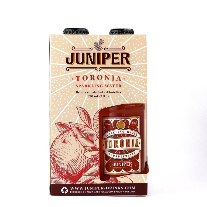 SODA JUNIPER 4U 828ML TORONJA