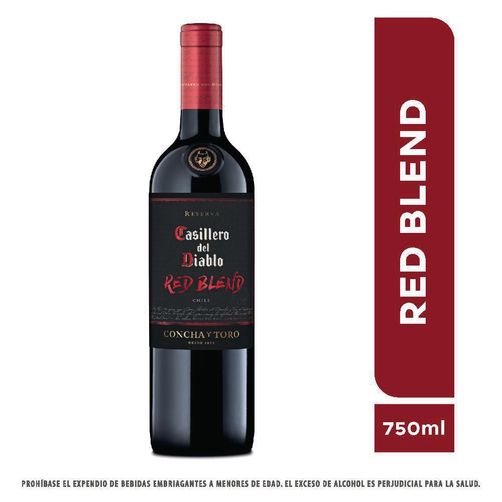 VINO CASILLERO DIABLO 750ML RED BLEND