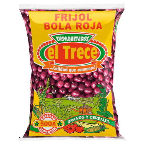FRIJOL EL TRECE 500G BOLA ROJA