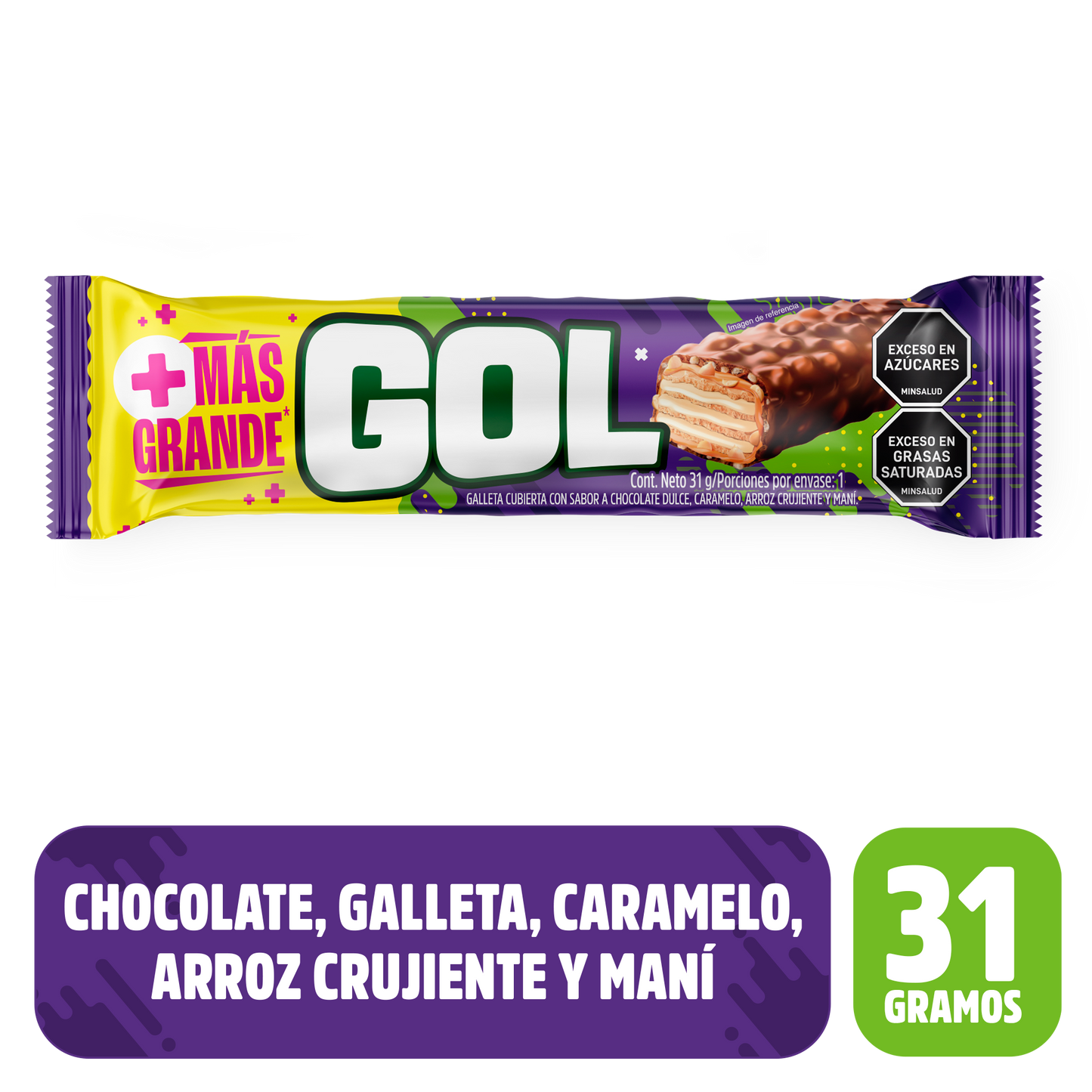 CHOCOLATE GOL 31G