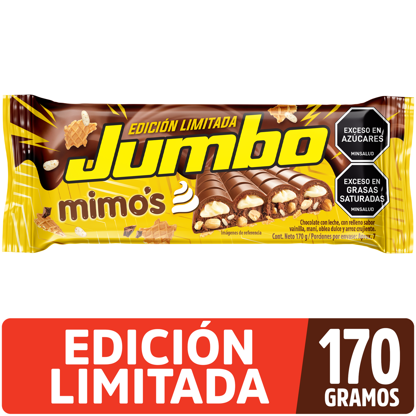 CHOCOLATINA JUMBO 170G MIMOS