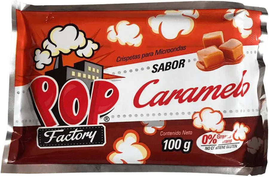 PALOMITA POPFACTORY 100G CARAMELO MICROO