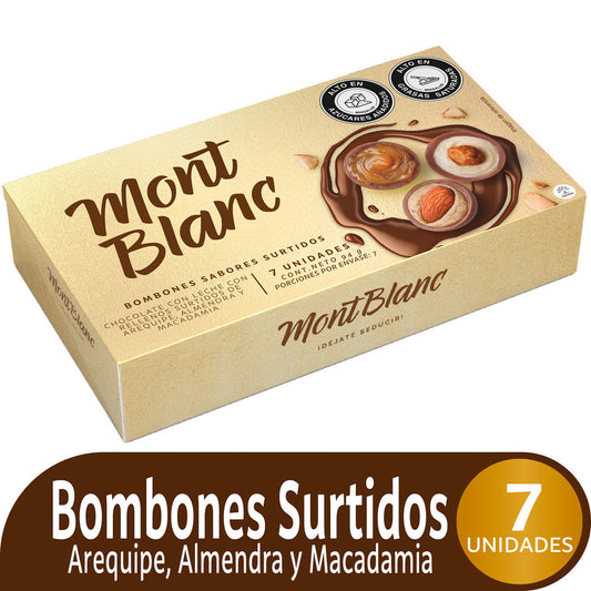 CHOCOLATINA MONTBLANC 7U 16G ESTUCHE