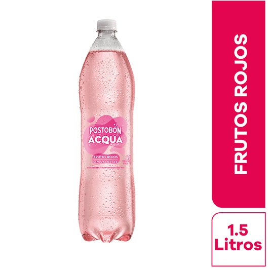 GASEOSA POSTOBON 1.5L ACQUA F/ROJOS