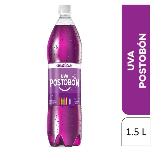 GASEOSA POSTOBON 1.5L UVA ZERO
