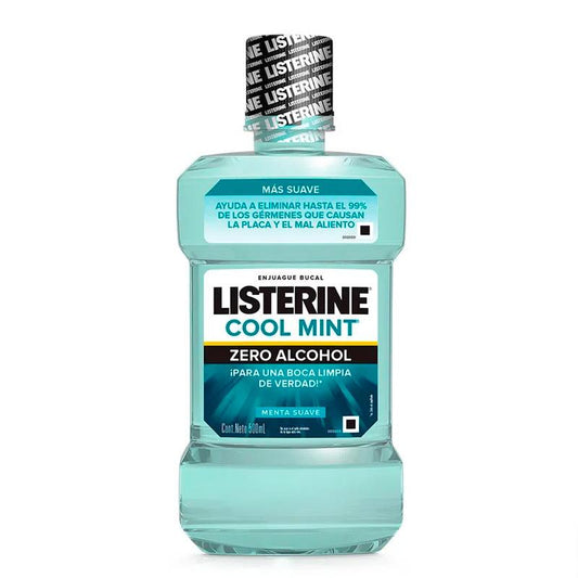 ENJUAGUE LISTERINE 500ML COOL MINT ZERO ALCOHOL