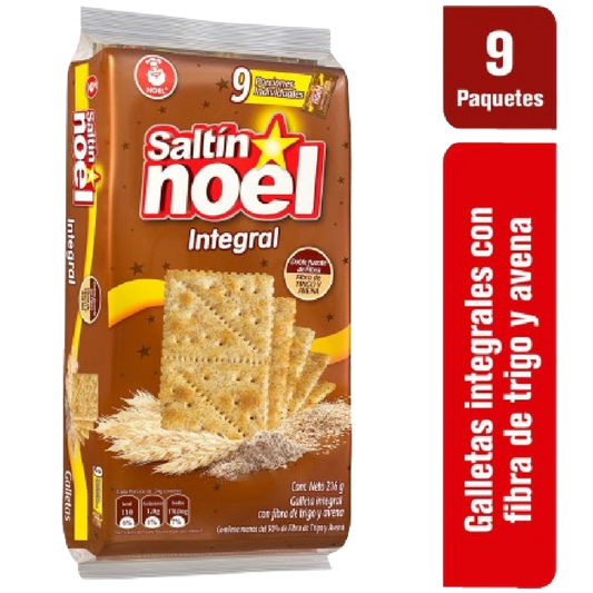 GALLETA SALTIN NOEL 9U 21G INTEGRAL