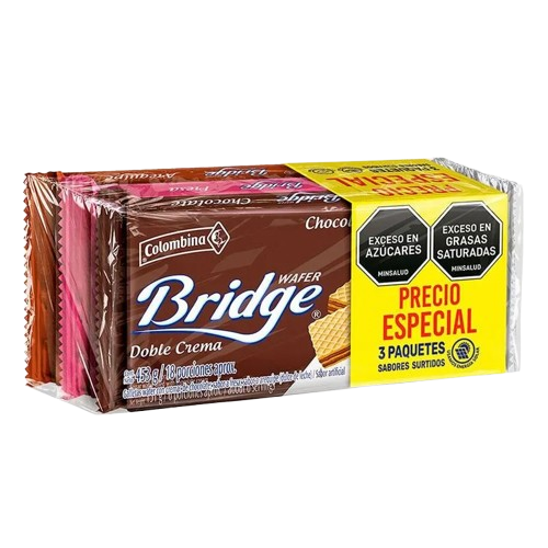GALLETA BRIDGE 3U 453 SURTIDO