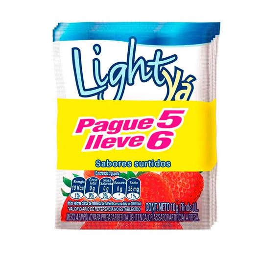 REFRESCO LIGHTYA 6U 60G PAG 5 LLEV 6