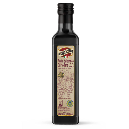 VINAGRE BALSAMICO 250ML MONTICELLO