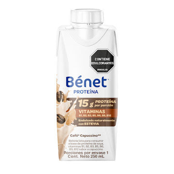 BEBIDA LISTA BENET 250ML CAPUCCINO
