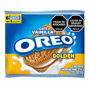 GALLETA OREO 6U 216G GOLDEN